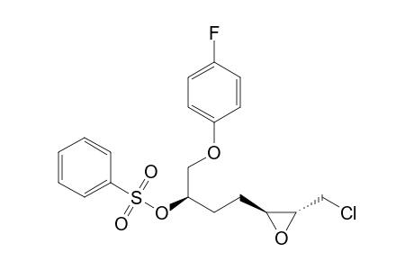 (2R,3S,6R)-6-Benzenesulphonyloxy-1-chloro-2,3-epoxy-7-(4-fluorophenoxy)heptane