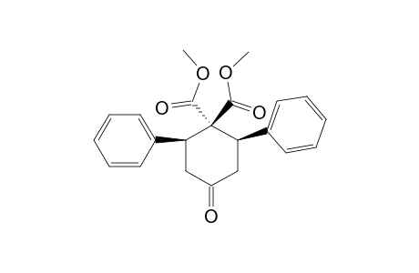 Dimethyl-cis-2,6-diphenyl-4-oxocyclohexane-1,1-dicarboxylate