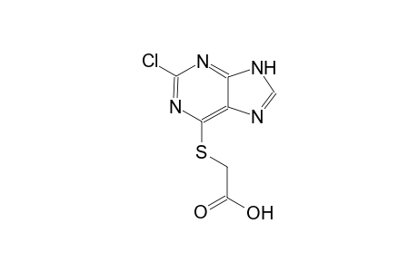 acetic acid, [(2-chloro-9H-purin-6-yl)thio]-