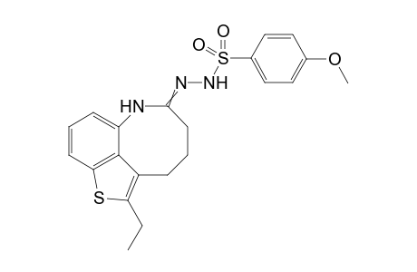 2-Ethyl-6-(2-p-methoxybenzolsulfonylhydrazino-)-3,4,5-trihydroazocino[2,4-cd]thionaphthene