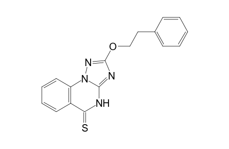 2-Phenethyloxy-4H-[1,2,4]triazolo[1,5-a]quinazolin-5-thione