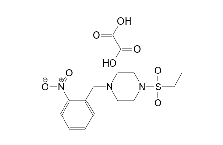 1-(ethylsulfonyl)-4-(2-nitrobenzyl)piperazine oxalate