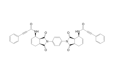 1,4-Di-(N-(2,3,3a,4,7,7a-hexahydro-2-methyl-1,3-dioxo-1H-isoindol-4-yl)-3-phenylpropiolamide)phenylene