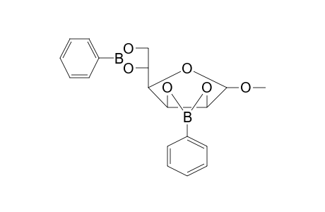 .alpha.-d-Mannofuranoside, methyl-2,3-5,6-bis-O-phenylboranediyl