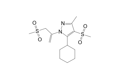 5-cyclohexyl-4-mesyl-1-[1-(mesylmethyl)vinyl]-3-methyl-pyrazole