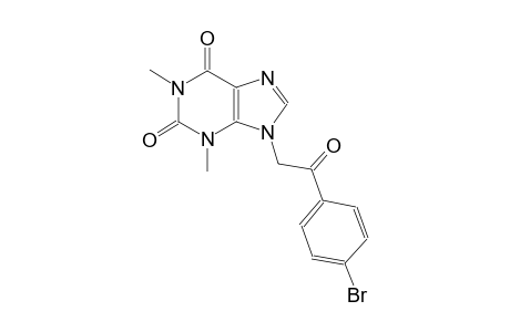 9-[2-(4-bromophenyl)-2-oxoethyl]-1,3-dimethyl-3,9-dihydro-1H-purine-2,6-dione