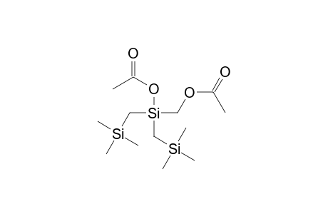 Acetoxy(acetoxymethyl)bis[(trimethylsilyl)methyl]silane