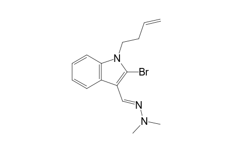 2-Bromo-1-(but-1-en-4-yl)indole-3-carbaldehyde N,N-dimethylhydrazone