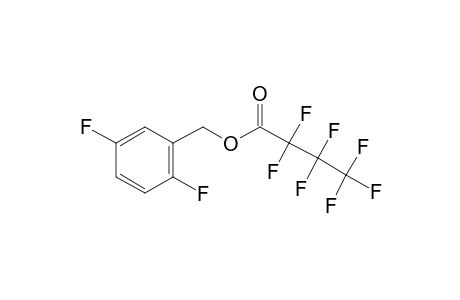 2,5-Difluorobenzyl alcohol, heptafluorobutyrate