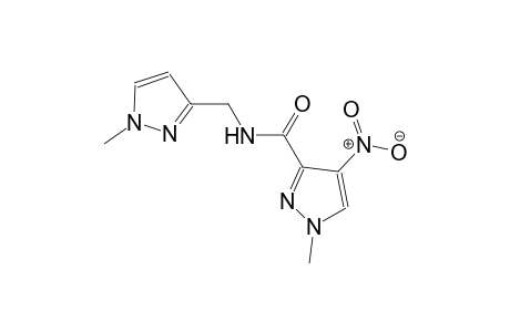 1-methyl-N-[(1-methyl-1H-pyrazol-3-yl)methyl]-4-nitro-1H-pyrazole-3-carboxamide