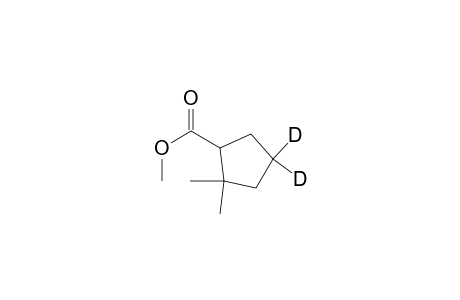 Cyclopentane-3,3-d2-carboxylic acid, 5,5-dimethyl-, methyl ester