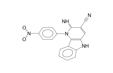 1-(4-nitrophenyl)-2-imino-3-cyano-5H-1,2-dihydropyrido[3,2-b]indole