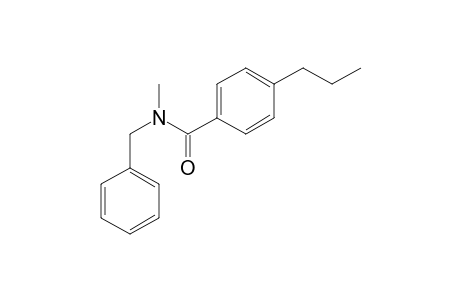 N-Benzyl-N-methyl-4-propylbenzamide