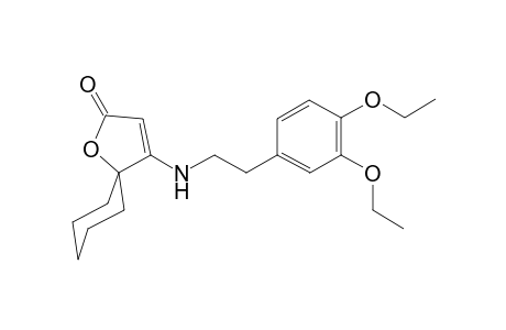 4-[2-(3,4-Diethoxy-phenyl)-ethylamino]-1-oxa-spiro[4.5]dec-3-en-2-one