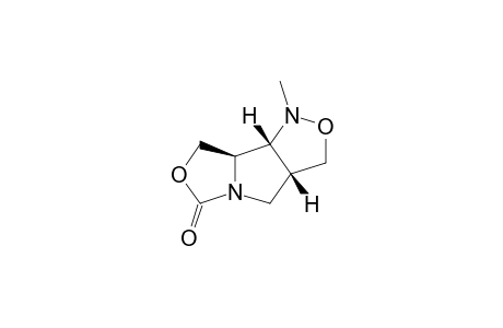 1-Methyl[1,3]oxazolidino[3,4-a]pyrrolidino[3,4-c]isoxazolidine-6-one [6-methyl-1,6-diaza-10-oxatricyclo[6.3.0.0(3,7)]undecan-11-one]