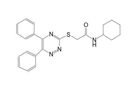 acetamide, N-cyclohexyl-2-[(5,6-diphenyl-1,2,4-triazin-3-yl)thio]-