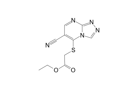 Ethyl ( 6'-cyano-1',2',4'-triazolo[4,3-a]pyrimidin-5'-yl)thioacetate