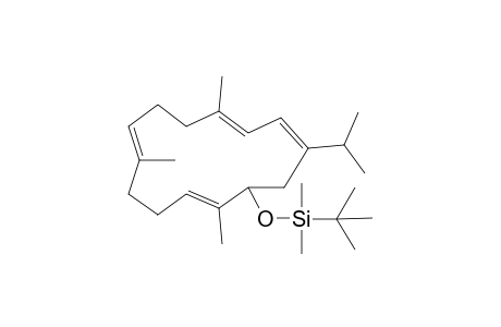 (1E,3E,7E,11E)-13-teryt-Butyldimethylsiloxy-1-isopropyl-4,8,12-trimethylcyclotetradeca-1,3,7,11-tetraene
