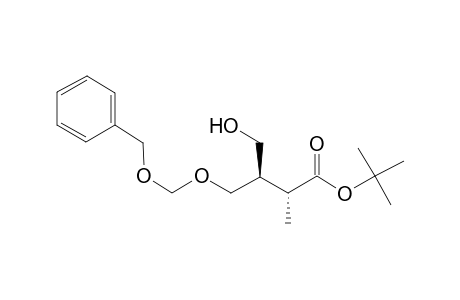 (2R,3R)-3-(benzoxymethoxymethyl)-4-hydroxy-2-methyl-butyric acid tert-butyl ester