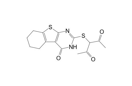 2-[(2',4'-Dioxopent-3'-yl)thio]-5,6,7,8,-tetrahydro-3H-benzo[4,5]thieno[2,3-d]pyrimidin-4-one