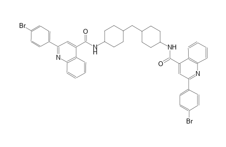 2-(4-bromophenyl)-N-(4-{[4-({[2-(4-bromophenyl)-4-quinolinyl]carbonyl}amino)cyclohexyl]methyl}cyclohexyl)-4-quinolinecarboxamide