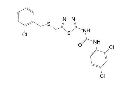 N-(5-{[(2-chlorobenzyl)sulfanyl]methyl}-1,3,4-thiadiazol-2-yl)-N'-(2,4-dichlorophenyl)urea
