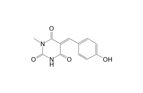 2,4,6(1H,3H,5H)-pyrimidinetrione, 5-[(4-hydroxyphenyl)methylene]-1-methyl-, (5E)-
