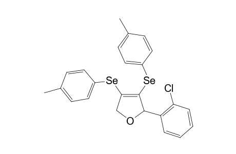 2-(2-Chlorophenyl)-3,4-bis(p-tolylselanyl)-2,5-dihydrofuran