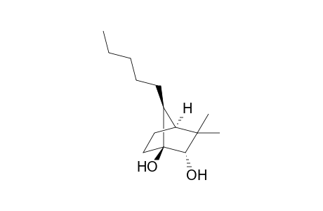 7-anti-pentyl-3,3-dimethylnorbornano-1,2-endo-diol