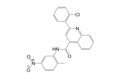 2-(2-chlorophenyl)-N-(2-methyl-5-nitrophenyl)-4-quinolinecarboxamide