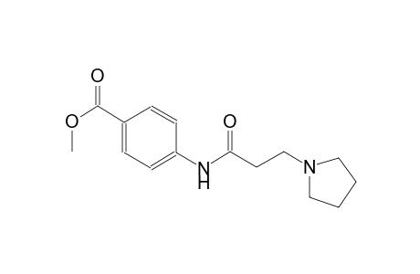 methyl 4-{[3-(1-pyrrolidinyl)propanoyl]amino}benzoate