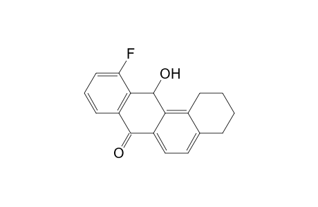 11-fluoro-1,3,4,12-tetrahydro-12-hydroxybenz[a]anthracen-7(2H)-one