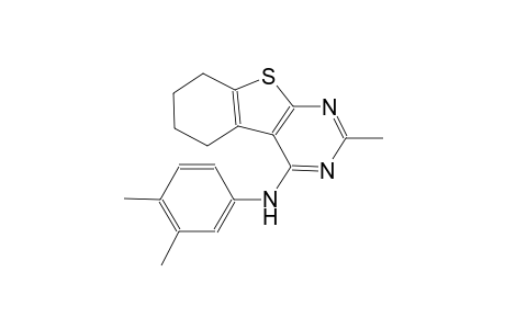 benzo[4,5]thieno[2,3-d]pyrimidin-4-amine, N-(3,4-dimethylphenyl)-5,6,7,8-tetrahydro-2-methyl-