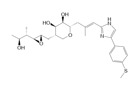 2-Normonyl-4(5)(p-methylsulfanylphenyl)imidazle