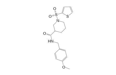 N-(4-methoxybenzyl)-1-(2-thienylsulfonyl)-3-piperidinecarboxamide
