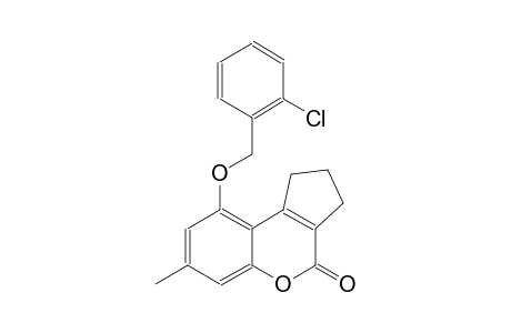 9-[(2-chlorobenzyl)oxy]-7-methyl-2,3-dihydrocyclopenta[c]chromen-4(1H)-one