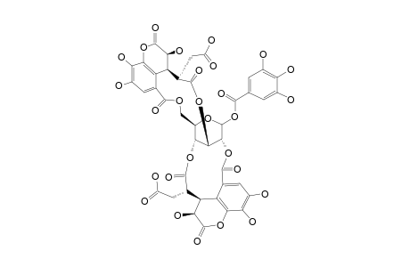 EUMACULIN_E;1-0-GALLOYL-2,4;3,6-DICHEBULOYL-BETA-D-GLUCOPYRANOSE