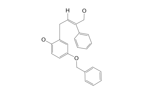 (Z)-4-BENZYLOXY-2-[(4'-HYDROXY-3'-PHENYL)-BUT-2'-ENYL]-PHENOL