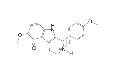 6-methoxy-1-(4-methoxyphenyl)-2,3,4,9-tetrahydro-1H-beta-carbolin-2-ium chloride