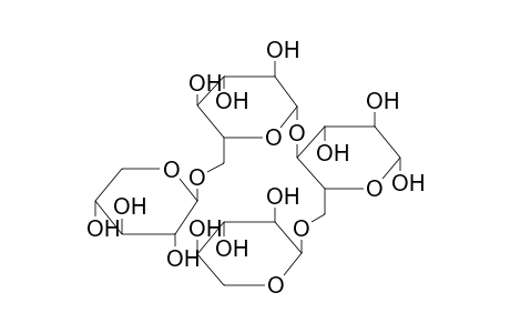 BETA-D-XYLOPYRANOSYL-(1->6)-BETA-D-GLUCOPYRANOSYL-[ALPHA-D-XYLOPYRANOSYL-(1->6)]-(1->4)-BETA-D-GLUCOPYRANOSE