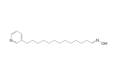 (1E)-13-(3-pyridinyl)tridecanal oxime