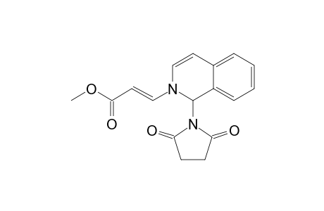 (2E)-Methyl 3-(1-(2,5-dioxopyrrolidin-1-yl)isoquinolin-2(1H)-yl)acrylate