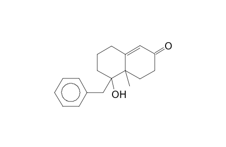 5-Benzyl-5-hydroxy-4a-methyl-4,4a,5,6,7,8-hexahydro-3H-naphthalen-2-one