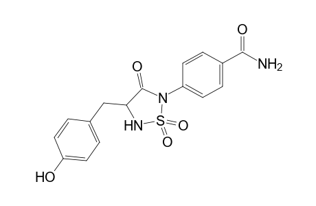 4-[4'-[[4"-Hydroxyphenyl]methyl]-1',1',3'-trioxo-1-.lambda( 6).,2,5-thiadiazolan-2'-yl]benzene-1-carboxamide