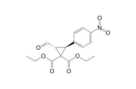 Diethyl (2R,3S)-2-Formyl-3-(4-nitrophenyl)cyclopropane-1,1-dicarboxylate