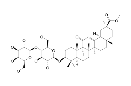 METHYL-BETA-D-GALACTOPYRANOSYL-(1->4)-BETA-D-GLUCOPYRANOSYL-3-O-18-ALPHA-GLYCYRRHETINATE