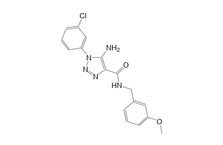1H-1,2,3-triazole-4-carboxamide, 5-amino-1-(3-chlorophenyl)-N-[(3-methoxyphenyl)methyl]-