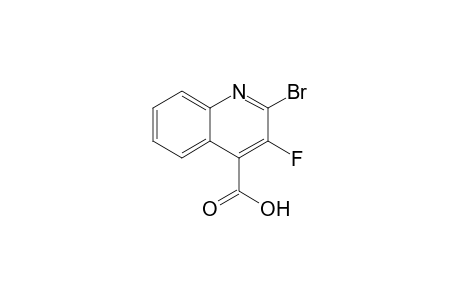 2-Bromo-3-fluoroquinoline-4-carboxylic acid