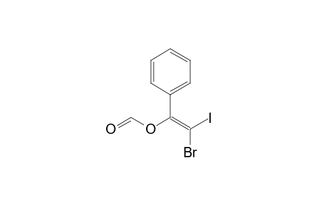 (E)-2-Formyloxy-1-bromo-1-iodo-2-phenylethene