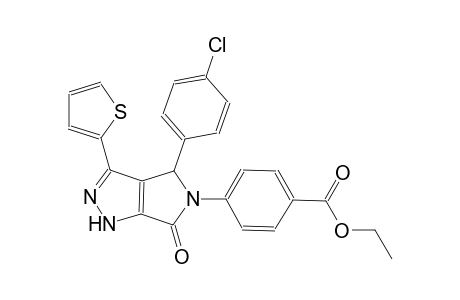 benzoic acid, 4-(4-(4-chlorophenyl)-4,6-dihydro-6-oxo-3-(2-thienyl)pyrrolo[3,4-c]pyrazol-5(1H)-yl)-, ethyl ester
